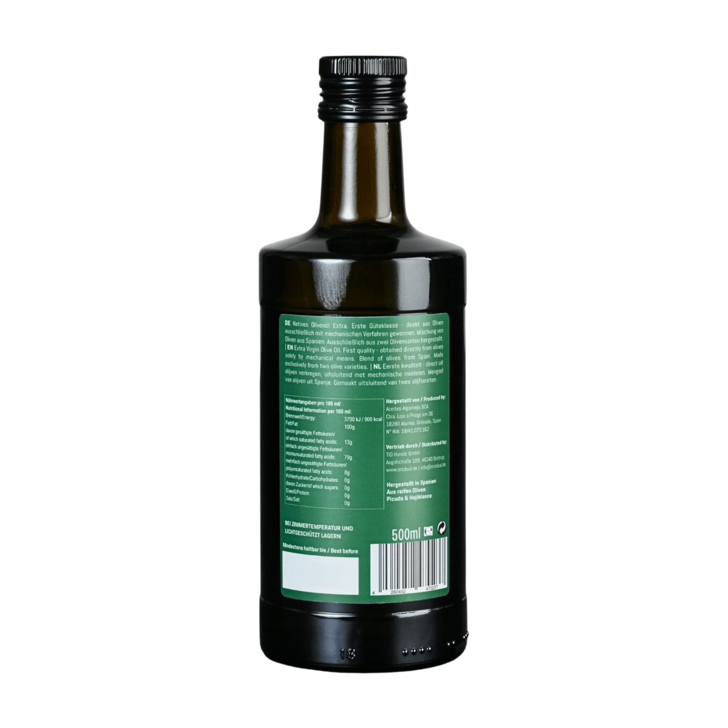 GOURMENOS Natives Olivenöl Extra - 500ml - reife Oliven