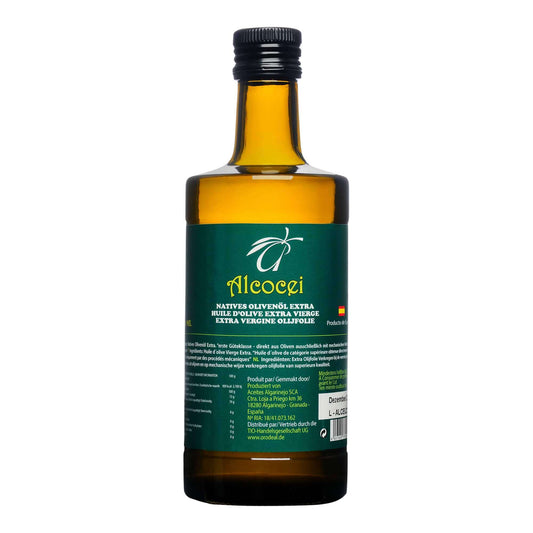 ALCOCEI Natives Olivenöl Extra - 500ml - reife Oliven