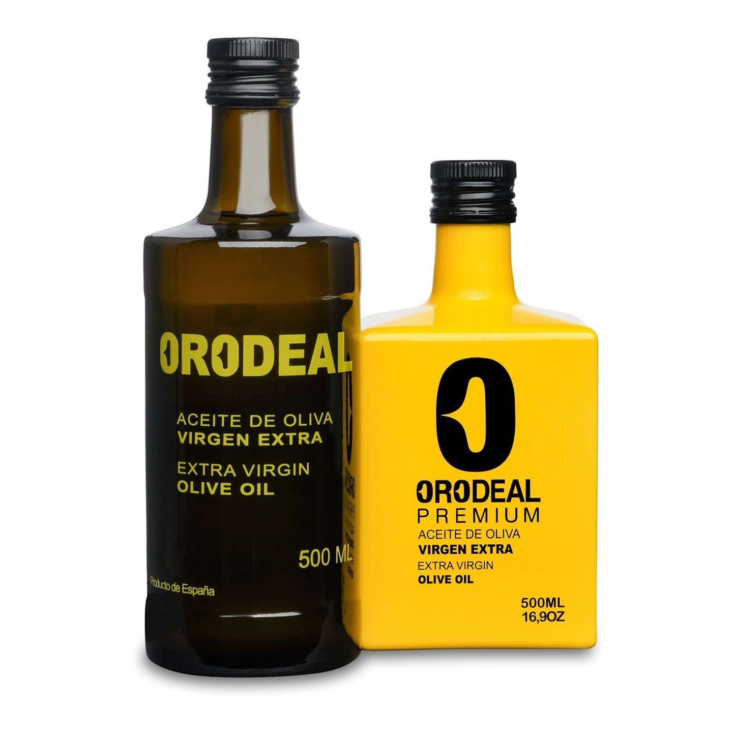 ORODEAL Natives Olivenöl Extra - 500ml & ORODEAL Natives Olivenöl Extra Frühernte Premium 500ml