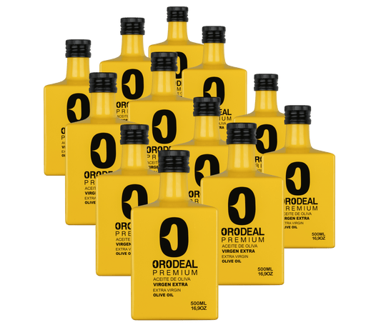 ORODEAL Natives Olivenöl Extra - Frühernte Premium - 500ml - 12er Pack