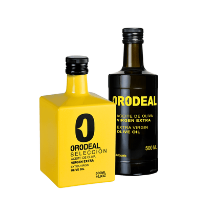 ORODEAL Natives Olivenöl Extra - 500ml & ORODEAL Natives Olivenöl Extra Frühernte Premium 500ml