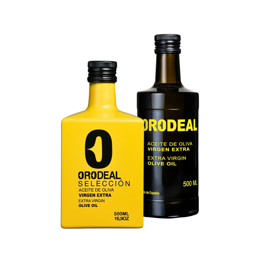 ORODEAL Natives Olivenöl Extra - 500ml & ORODEAL Natives Olivenöl Extra Frühernte Premium 500ml